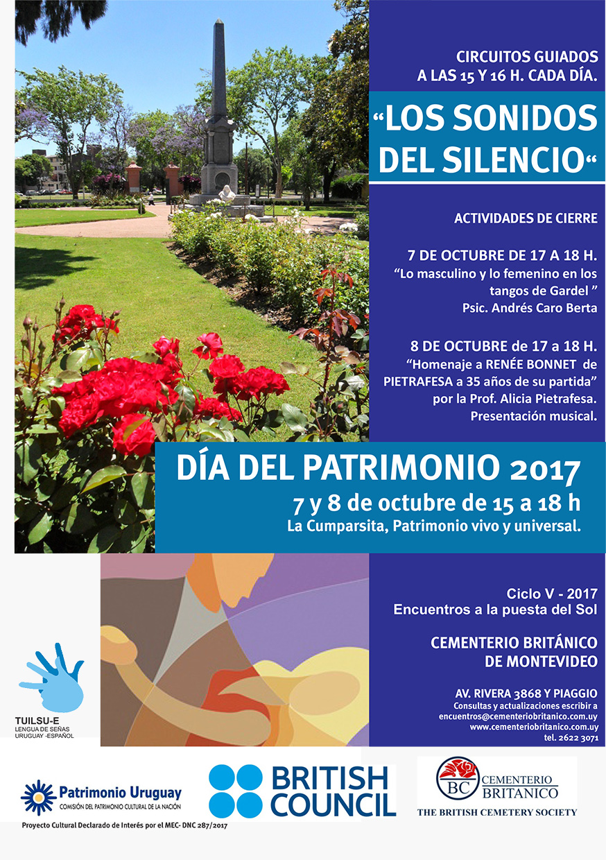 Día del patrimonio 2017 Cementerio Británico Montevideo